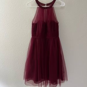 Azazie Mackenzie Dress in Cabernet (Sz A4)